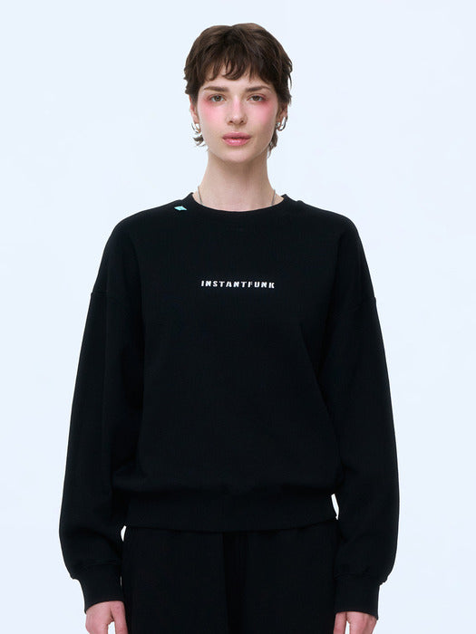 Instantfunk Mini Logo Sweatshirt - Black