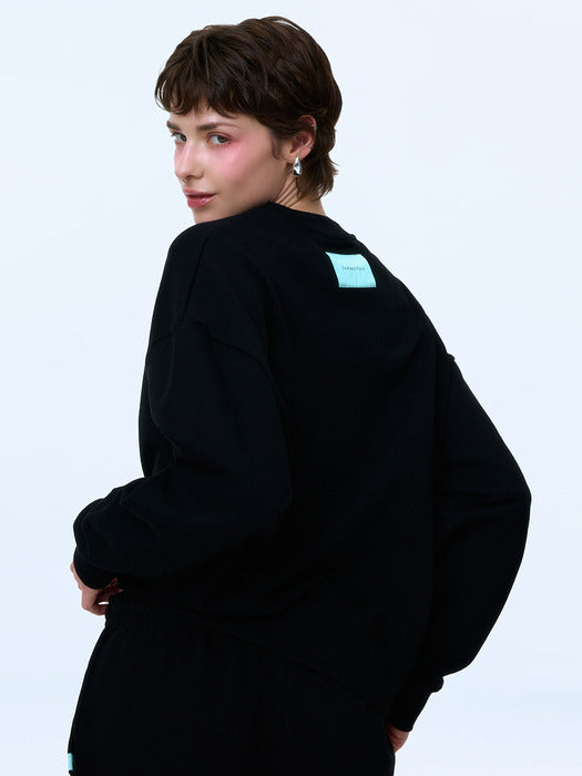 Instantfunk Mini Logo Sweatshirt - Black