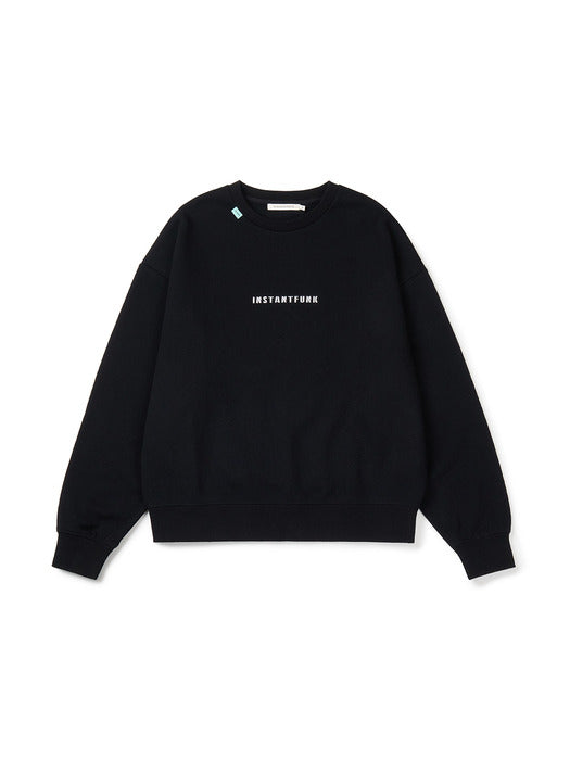 Instantfunk Mini Logo Sweatshirt - Black