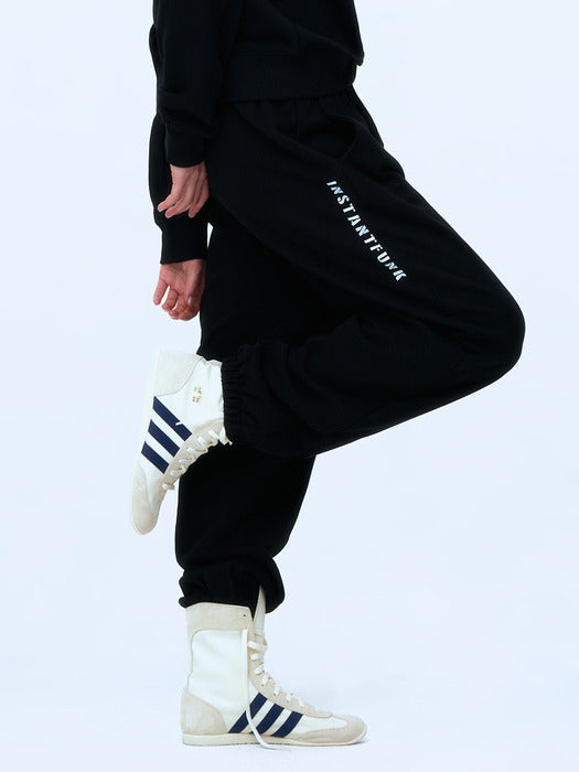 Instantfunk Basic Logo Sweatpants - Black