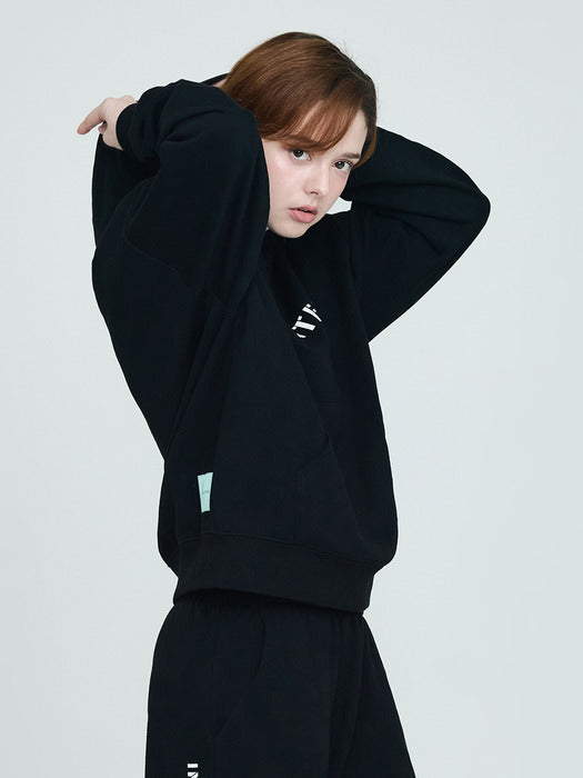 Instantfunk Big Logo Sweat Hoodie - Black