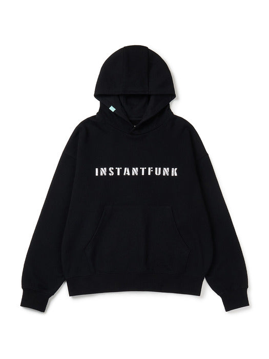 Instantfunk Big Logo Sweat Hoodie - Black