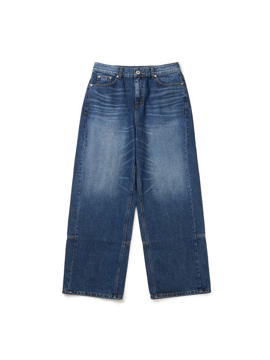 Instantfunk Line Denim Pants - Blue