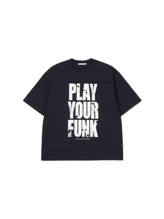 Instantfunk Men's Play Graphic T-shirt - Navy