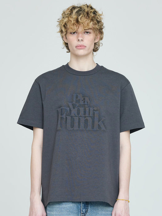 [Instantfunk] Men's Vintage Graphic T-shirt - Gray
