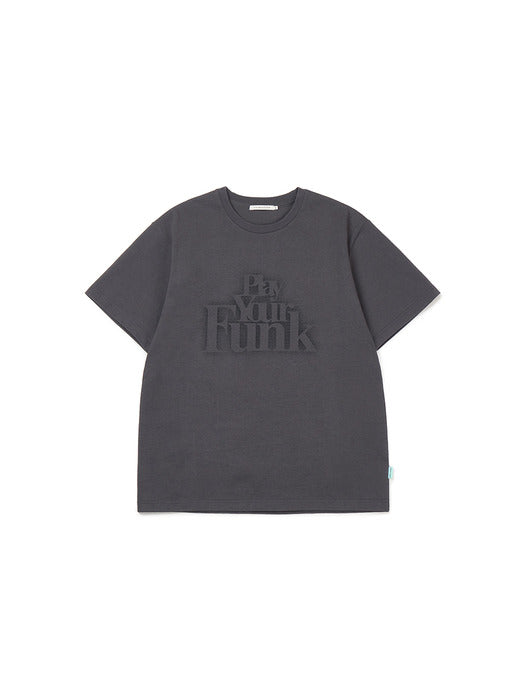 [Instantfunk] Men's Vintage Graphic T-shirt - Gray