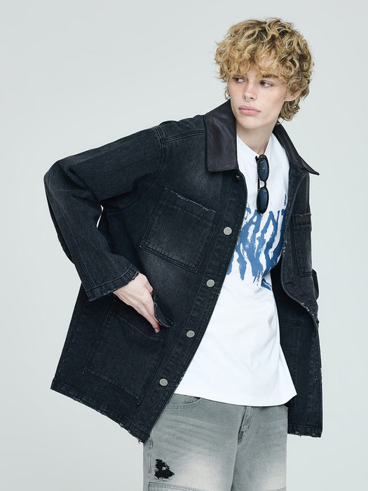 [Instantfunk] Vintage Work Jacket - Gray