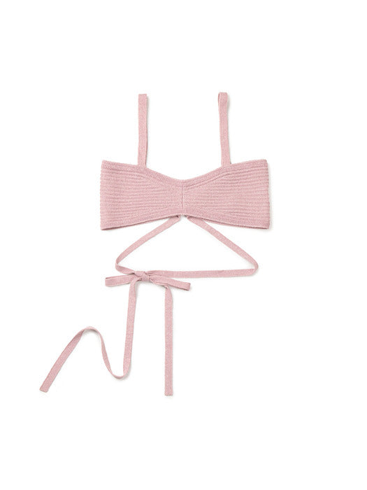 Instantfunk Knit Bustier - Pink
