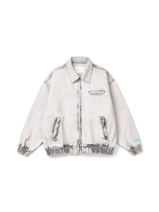 Instantfunk Vintage Washed Jacket - Gray