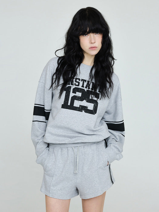 Instantfunk Graphic Sweatshirt - Gray