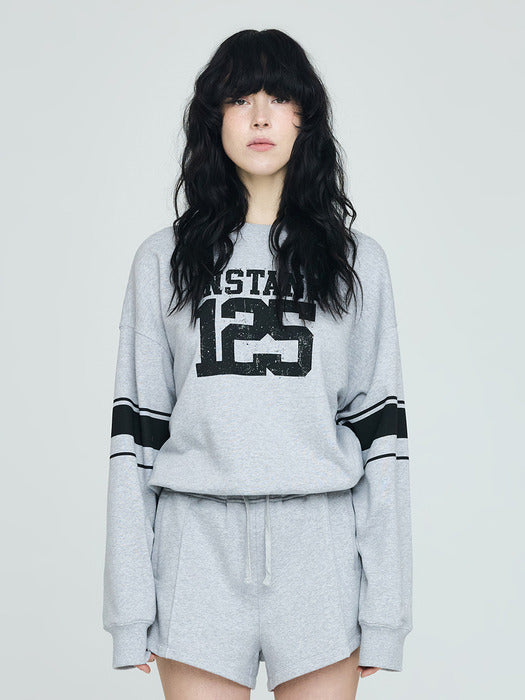 Instantfunk Graphic Sweatshirt - Gray