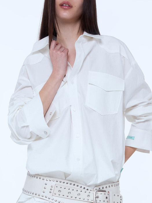 Instantfunk Pocket Shirt - Ivory