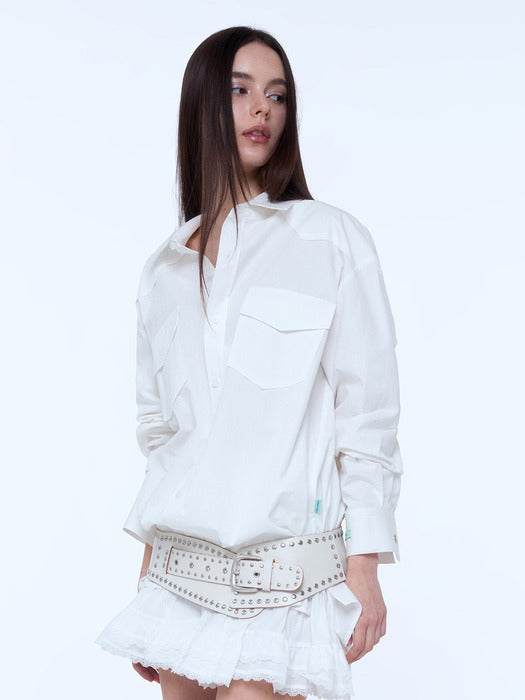 Instantfunk Pocket Shirt - Ivory