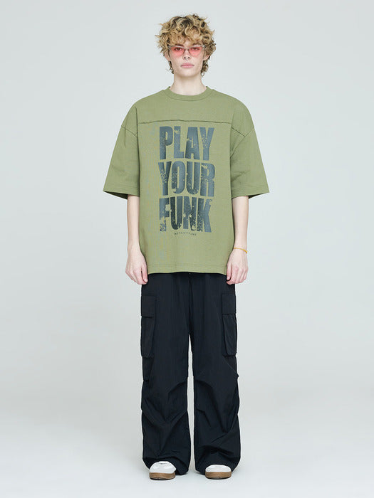Instantfunk Men's Nylon Pocket Pants - Black