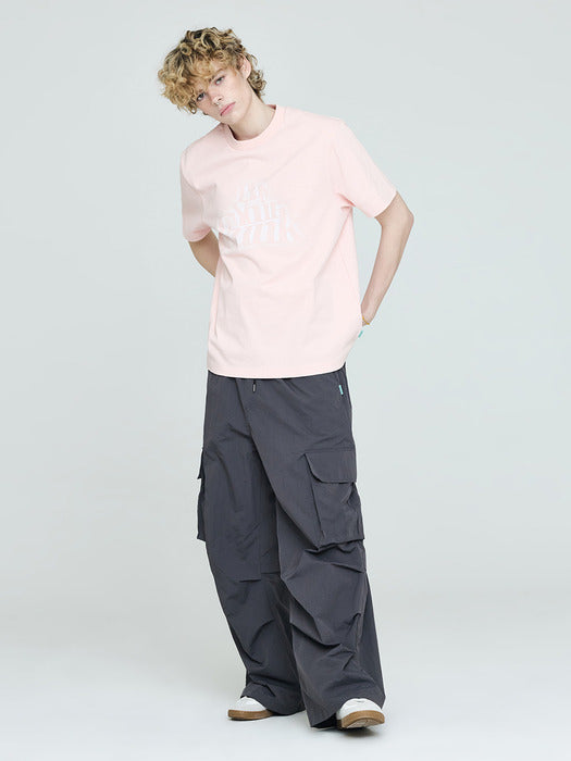 Instantfunk Men's Nylon Pocket Pants - Charcoal