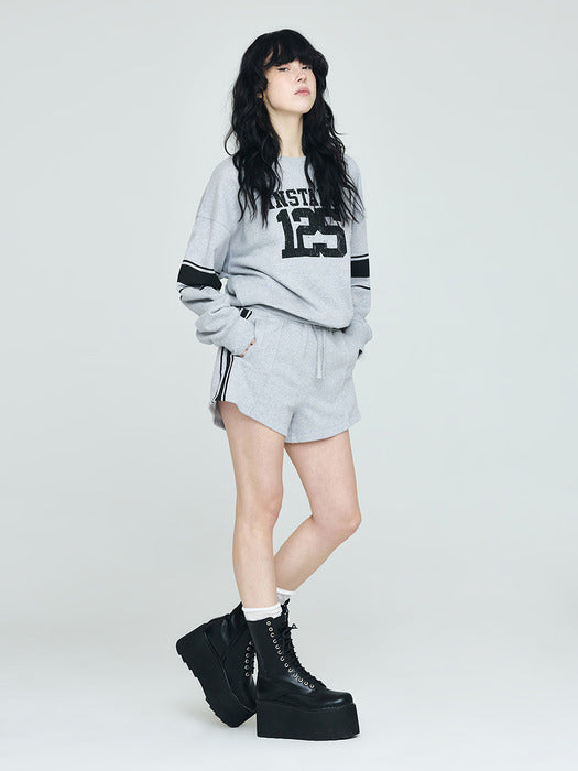 Instantfunk Sweat Shorts - Gray