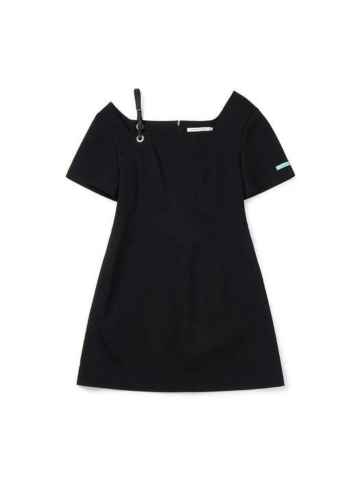 Instantfunk Classic One-Shoulder Dress - Black