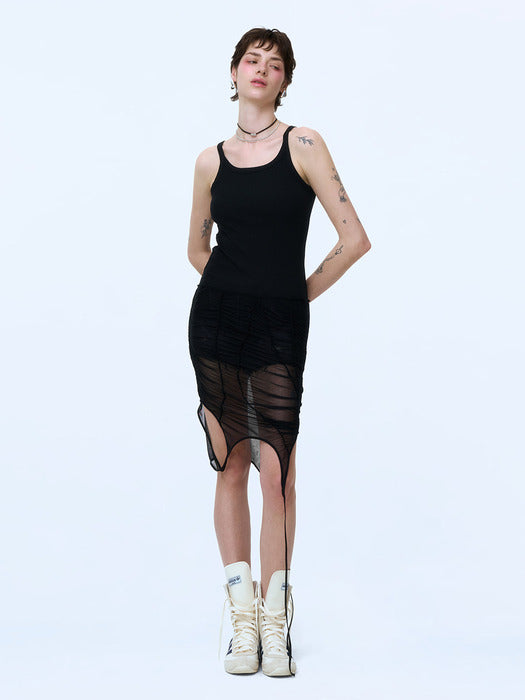 Instantfunk Two-Way Sleeveless Top - Black