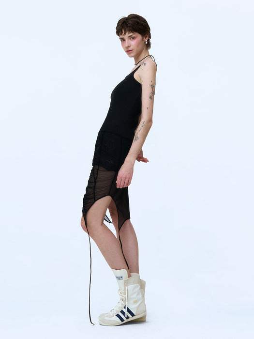 Instantfunk Two-Way Sleeveless Top - Black
