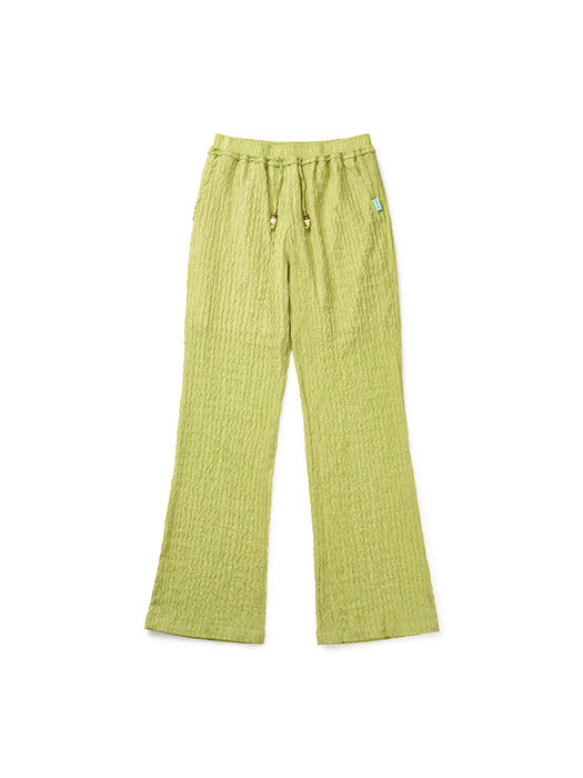 Instantfunk Easy Bootcut Pants - Green