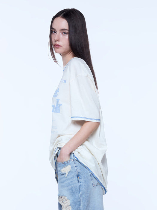 Instantfunk Stitch T-shirt - Ivory