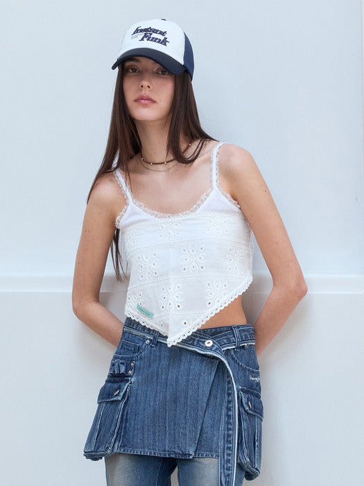 Instantfunk Denim Wrap Skirt - Blue