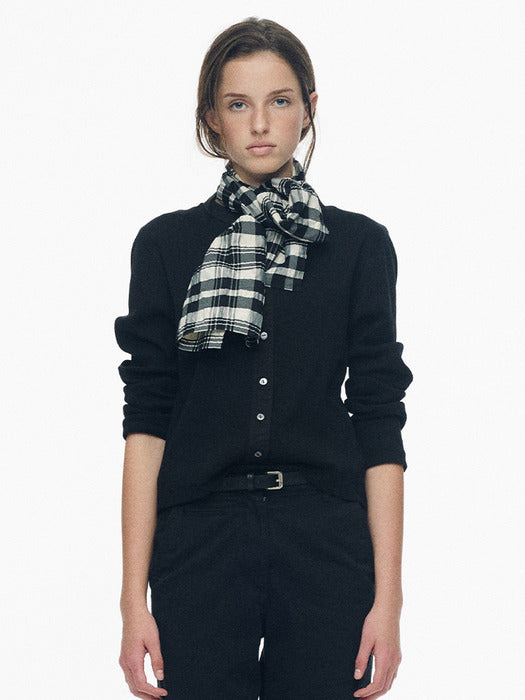 Nothing Written Vintage button cardigan (Black)