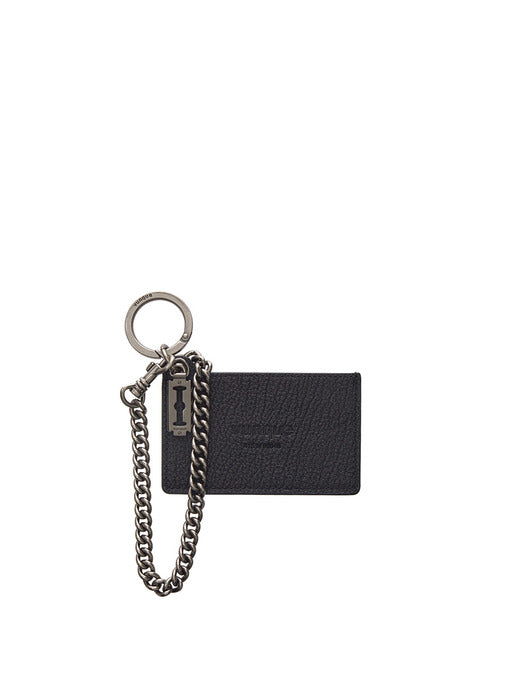 Vunque Perfec Motor Chain Card Holder Charm Black
