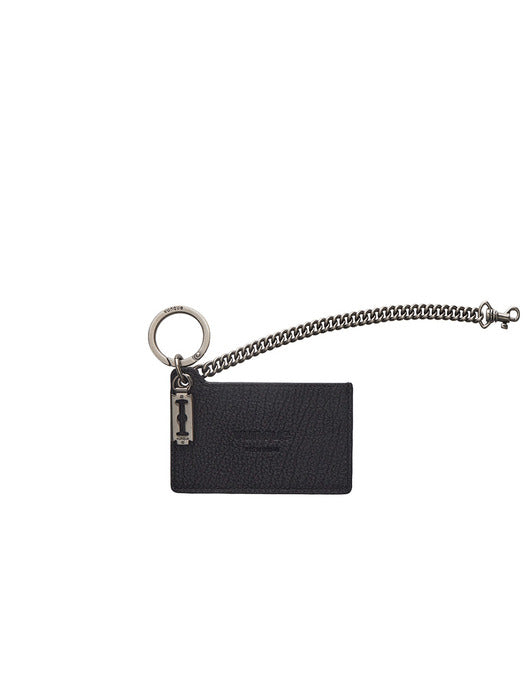 Vunque Perfec Motor Chain Card Holder Charm Black
