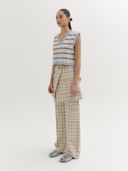 Eenk Convertible Panel Cargo Pants - Beige