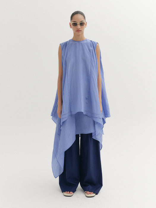 Eenk Asymmetrical Wrap Skirt - Purple