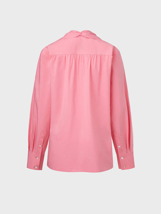 Eenk Convertible Tie Blouse - Pink