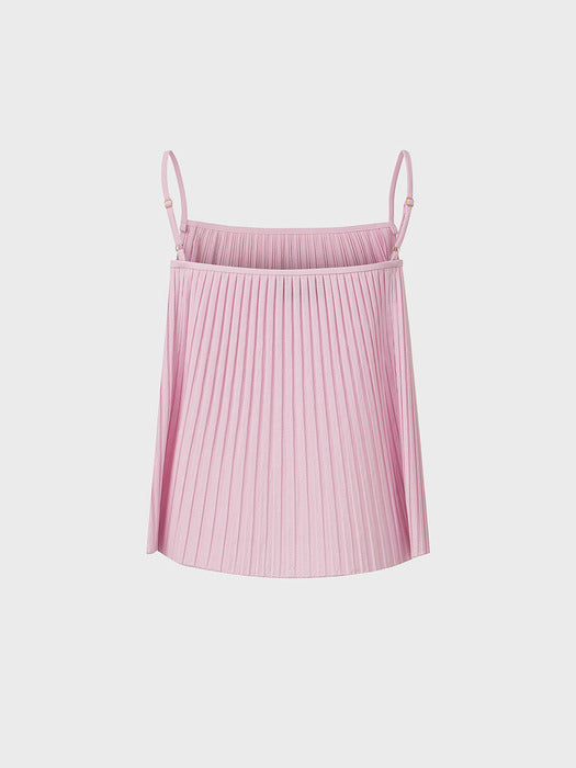 Eenk Pleats Button Top - Pink