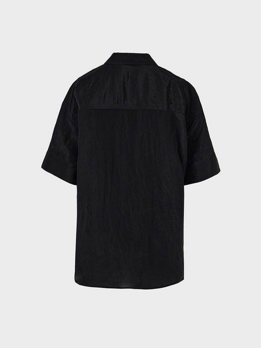 Eenk Classic Button-Up Shirt - Black