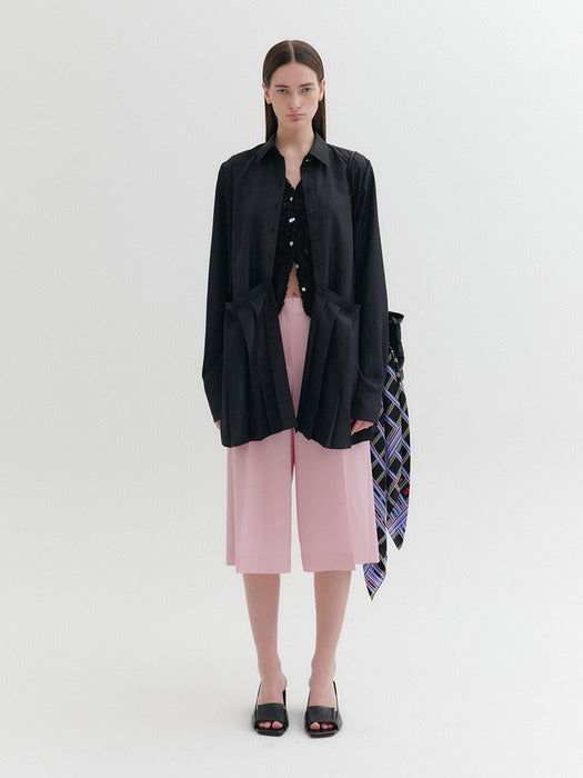 Eenk Tailored Midi Pants - Pink