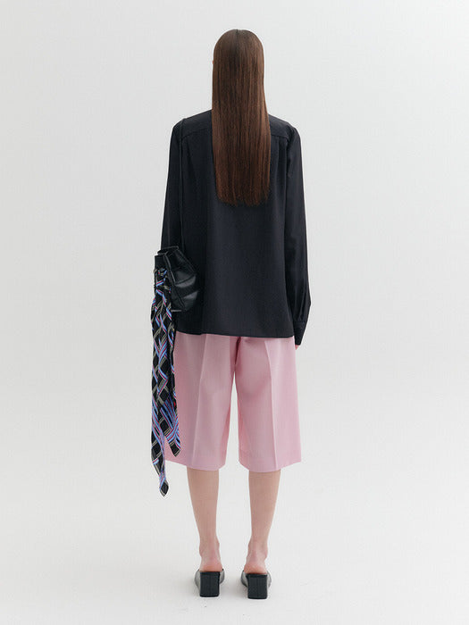 Eenk Tailored Midi Pants - Pink