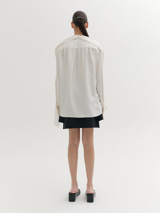 Eenk Unbalanced Pocket Skirt - Black