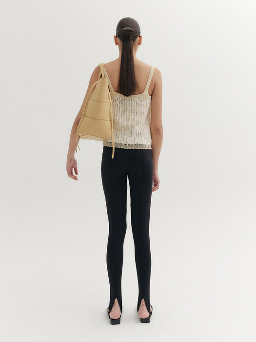 [EENK] Sleeveless Knitwear Top - Ivory