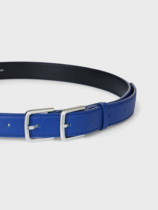 Eenk Classic Double Buckle Belt - Blue