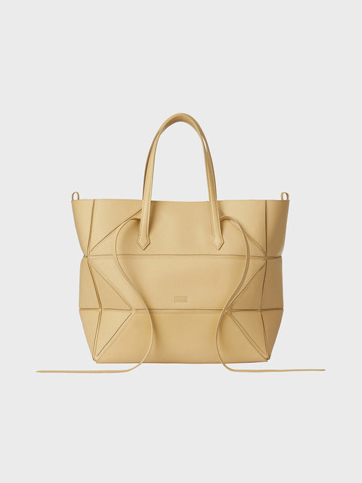 Eenk Post Middle Bag - Beige