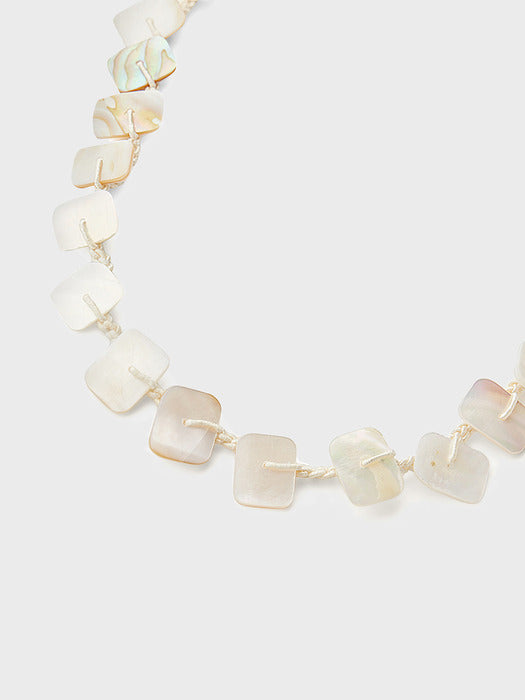 Eenk Shell Tassel Necklace - Ivory