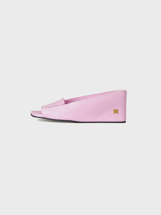 Eenk Folded Wedge Heel - Pink