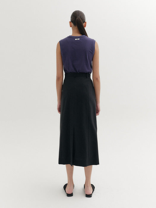 Eenk Belted Skirt - Black