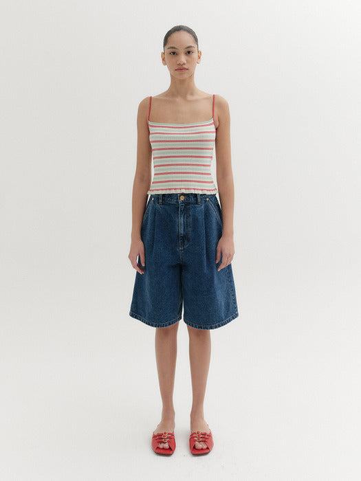 Eenk Ribbed Sleeveless Knitwear - Lime
