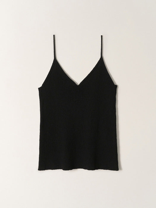 Nothing Written Esme rib-knitted cami (Black)