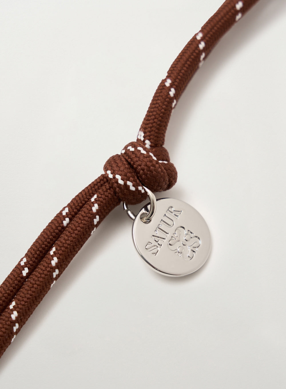 [satur] Classic Rope Keyring - Brown