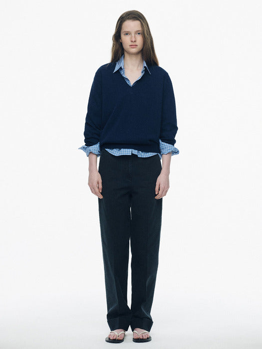 Nothing Written Frame cuff trousers (Black)