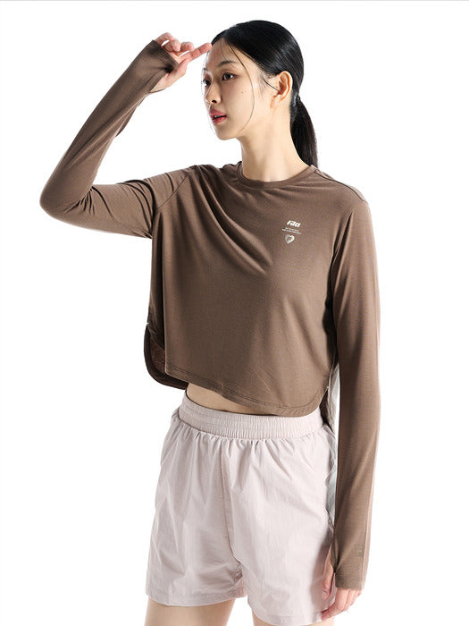 [fila] Women's Running Graphic Long Sleeve Tee_FS253RL02F003_217