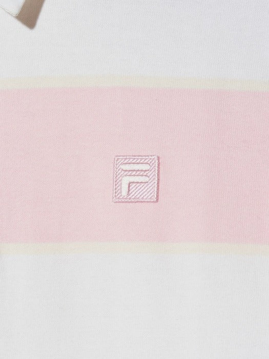 [fila] Stripe Rugby Long Sleeve T-Shirt_FS2TLH1101X_LPK