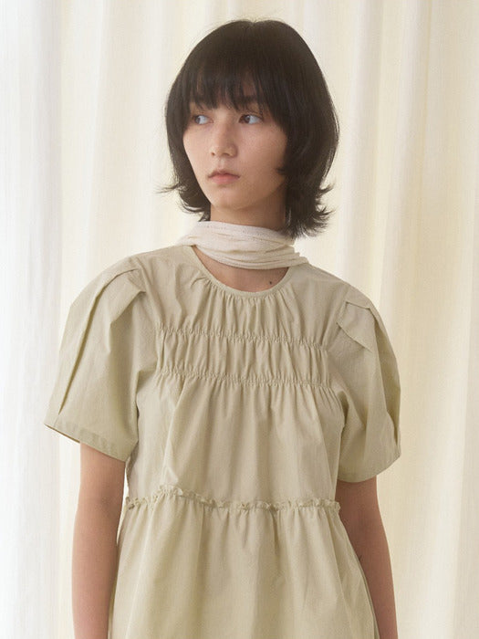 Mango Maniplease Baia Linen Scarf Cream